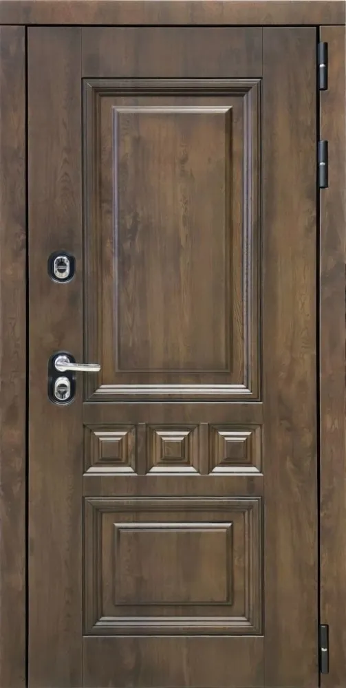 Дверь ДвериПРО Аура ФЛ-659 (12мм, nussbaum+черная патина винорит) DPRO193057